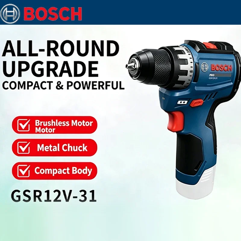 Torque Wrench - ボッシュ GSR 12V-31 ブラシレス電動ドリル 高トルク デュアルスピード