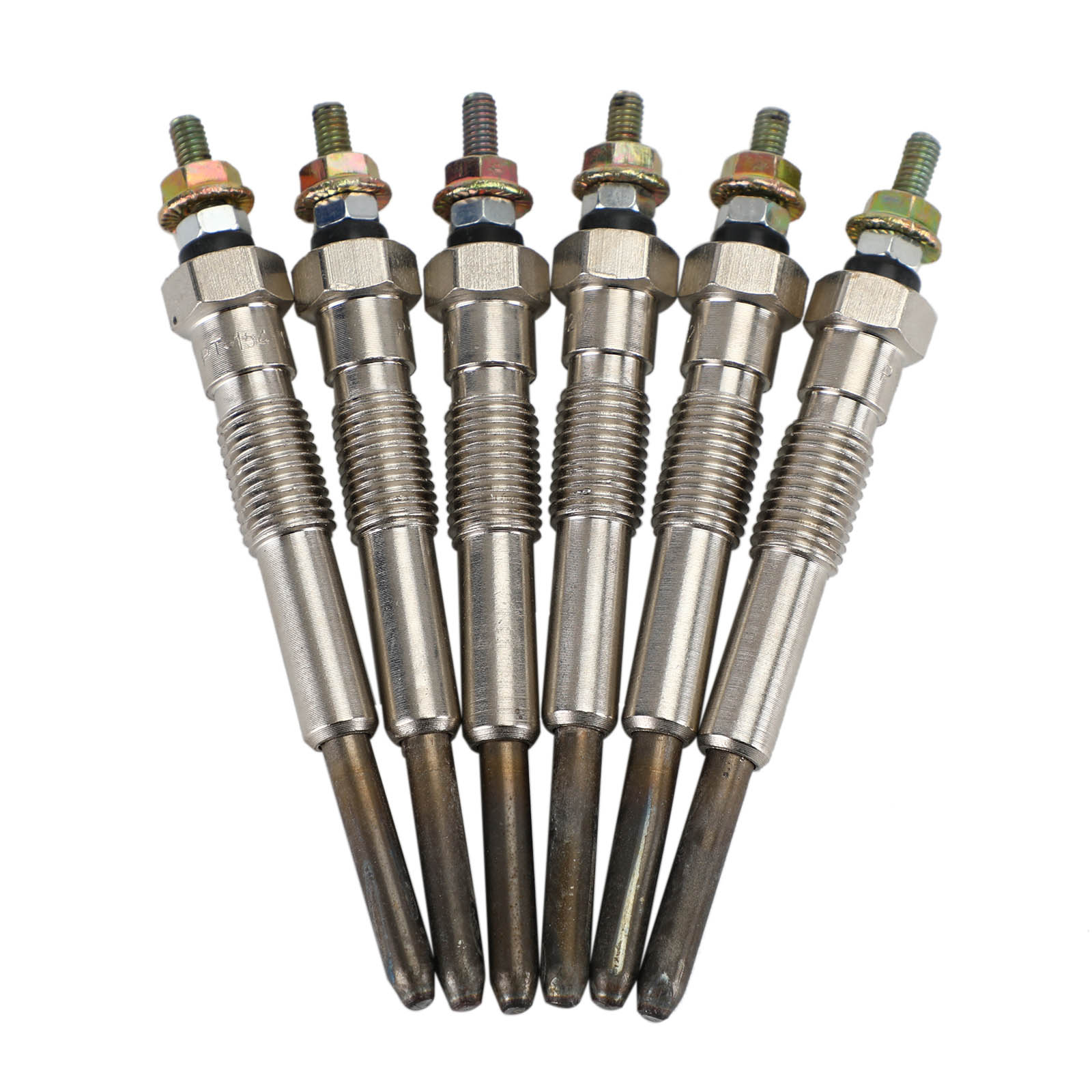 Spark Plug - 6個入り 19850-68050 12ボルトグロープラグ HJ47 HJ60 HJ75
