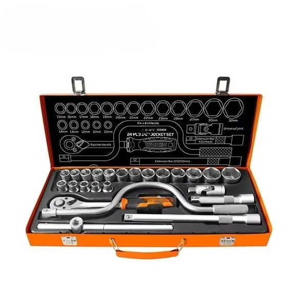 Socket Set - 155424 24個入り 1/2インチ ツールレンチツール ソケットセット