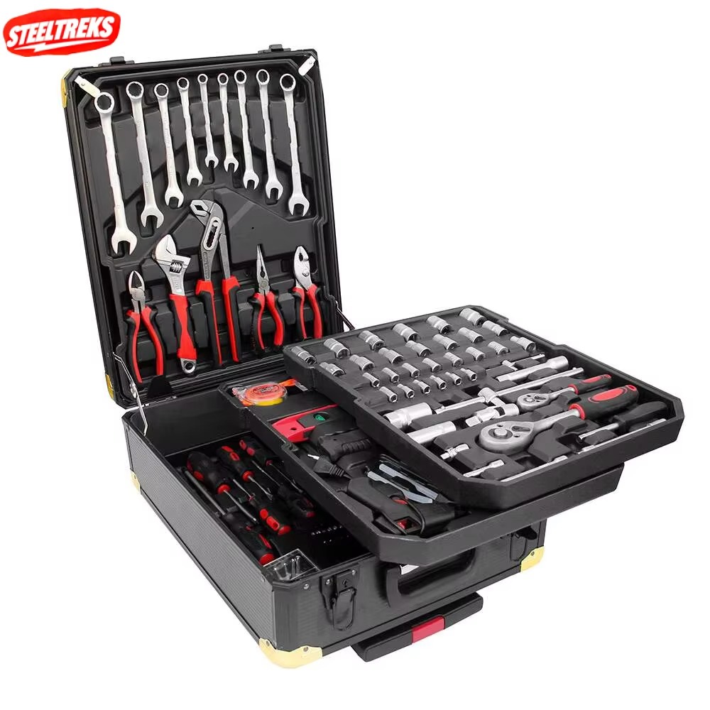 Car Repair Tools - 399点入り マニュアルOEM CR-V車修理工具セット、大型両口レンチとハードケース付き