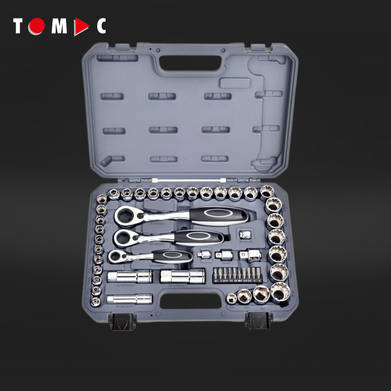 Socket Set - TOMAC 52ピース クロムバナジウム ソケットツールセット ソケットレンチセット 自動車・トラック修理用