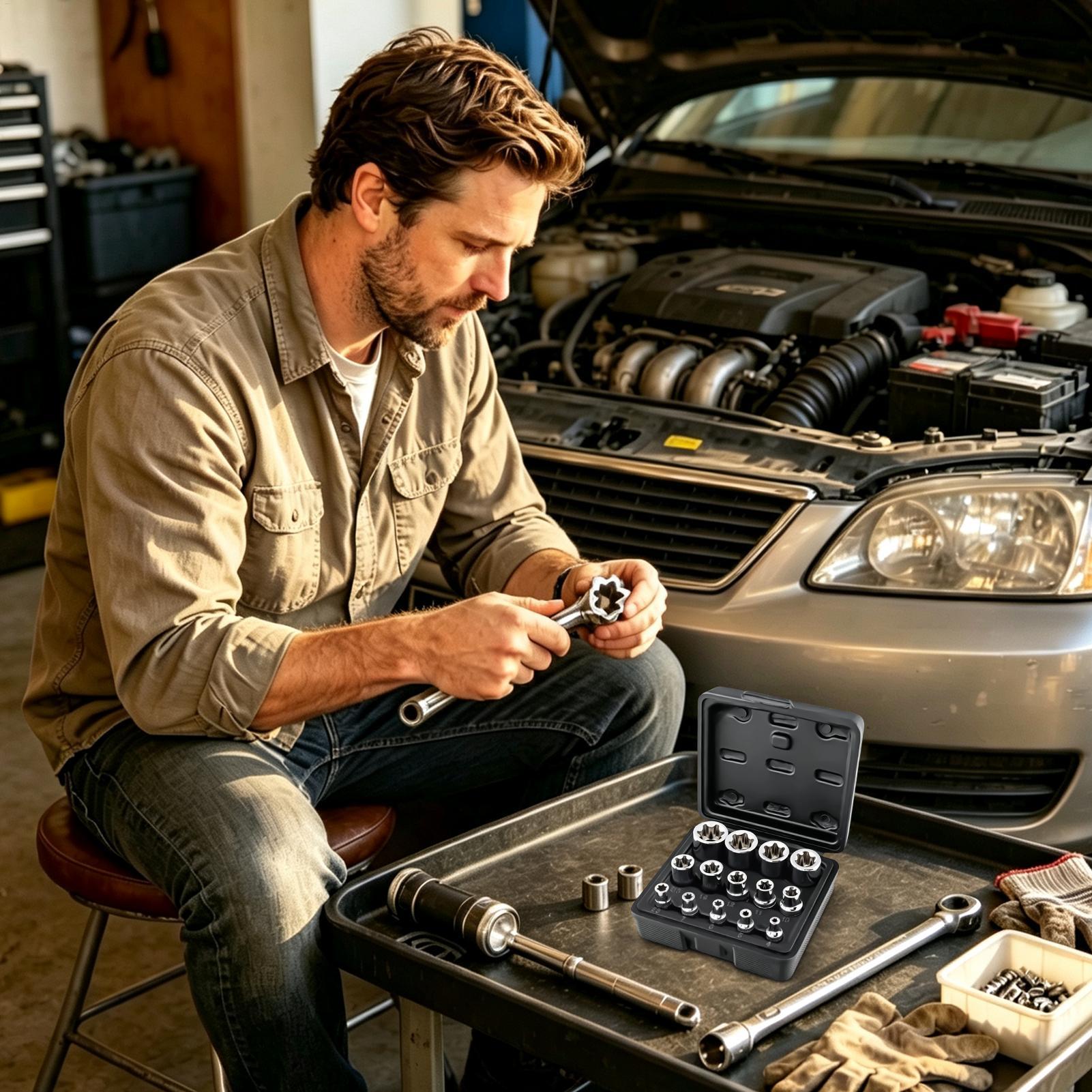 ソケットセット ポータブル ヘビーデューティー 多機能 ポー - Socket Set のレビューと価格