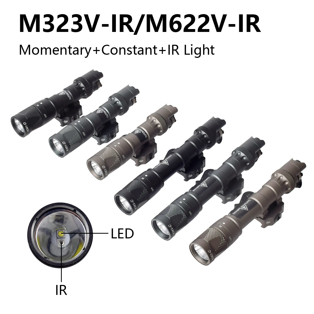 タクティカル シュアファイア M300 M323V M622 - Timing Light Gun のレビューと価格