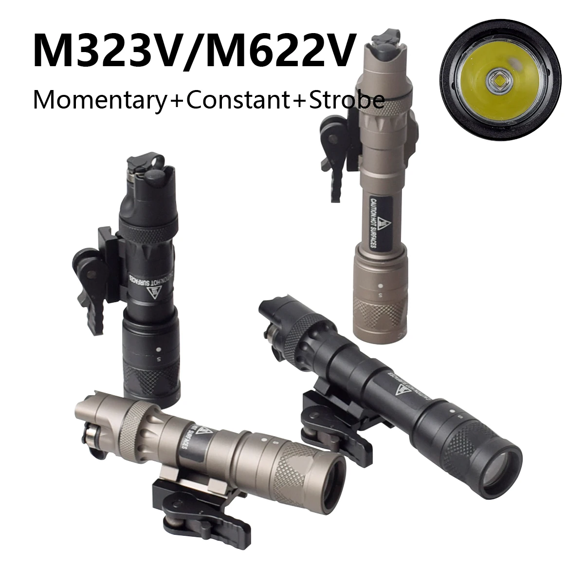 タクティカル シュアファイア M300 M323V M622 - Timing Light Gun のレビューと価格
