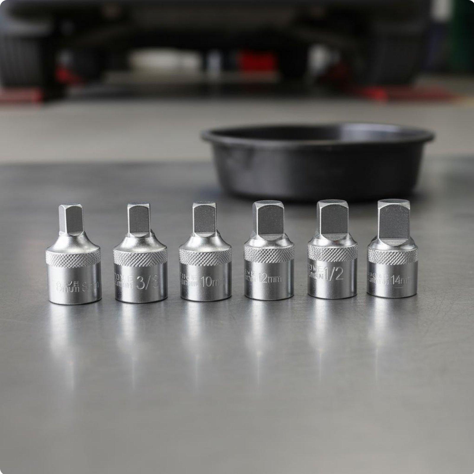 クロムバナジウム製レンチソケットセット。高強度で、角型プラグ - Socket Set のレビューと価格