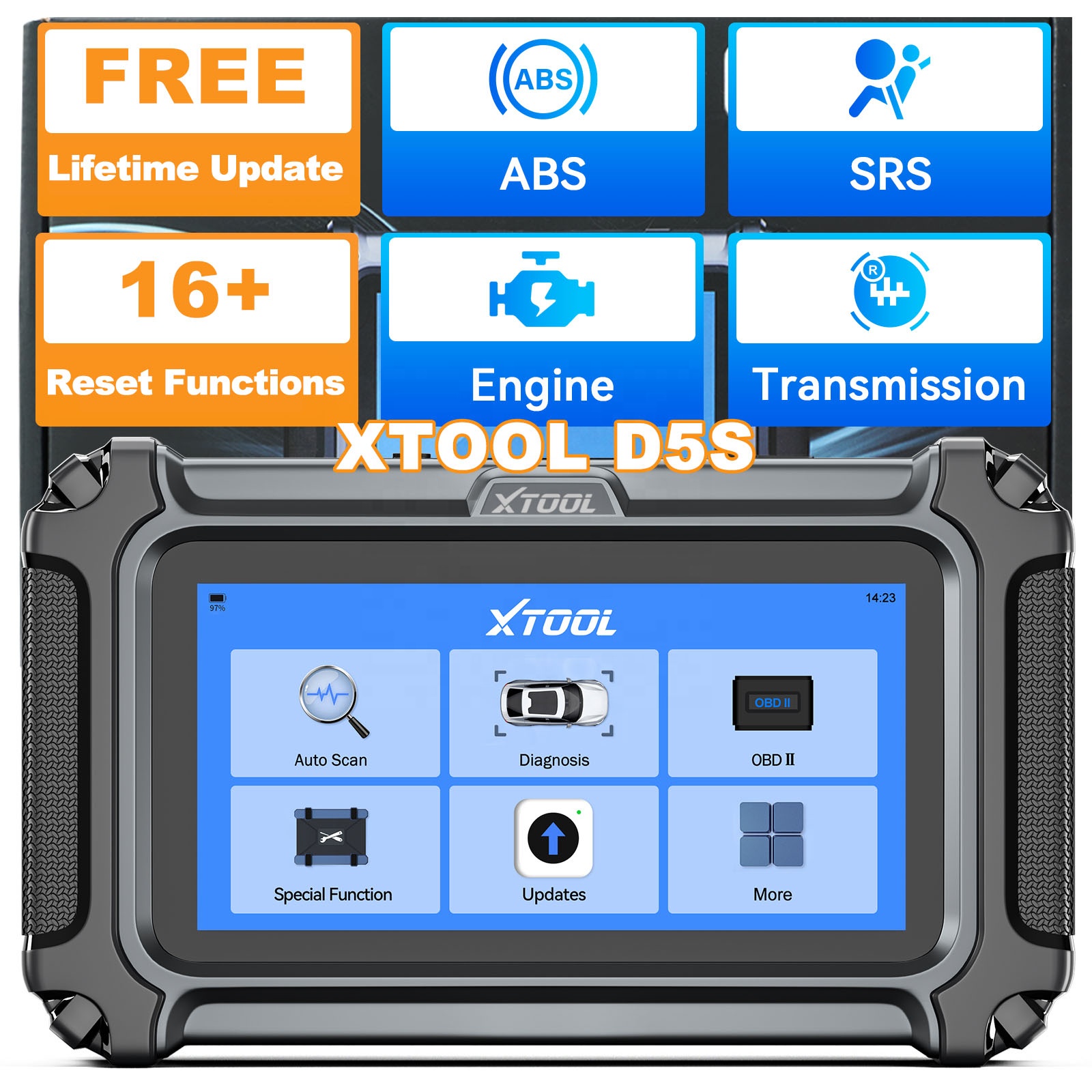 D5S Obd2スキャナー 12V 永久無料アップデート ユ - Car Diagnostic Tool のレビューと価格