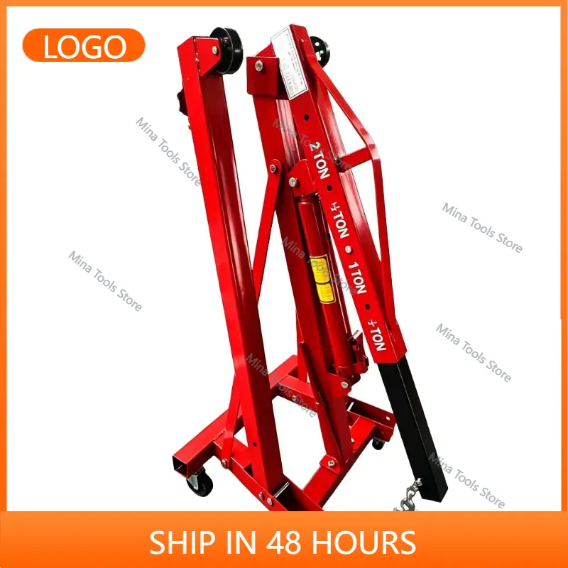 2トン折りたたみ式油圧エンジンクレーン。2Tの車載エンジンリ - Car Lift のレビューと価格