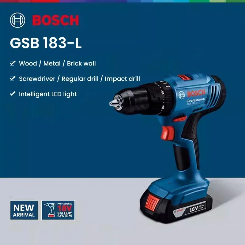 ボッシュ GSB183-LI 18V コードレス インパクト - Torque Wrench のレビューと価格
