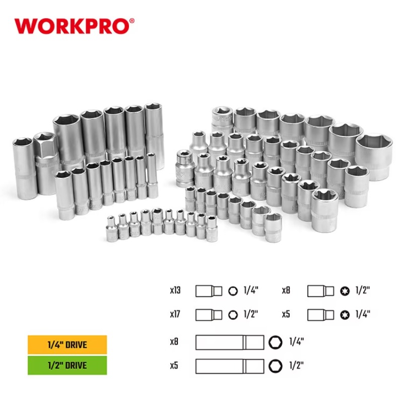 108ピース プロ仕様 自動車修理工具セット CRV鋼製レン - Socket Set のレビューと価格