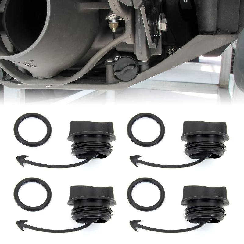 1/4セット ブラック ドレインプラグ Oリング付き Sea - Spark Plug のレビューと価格