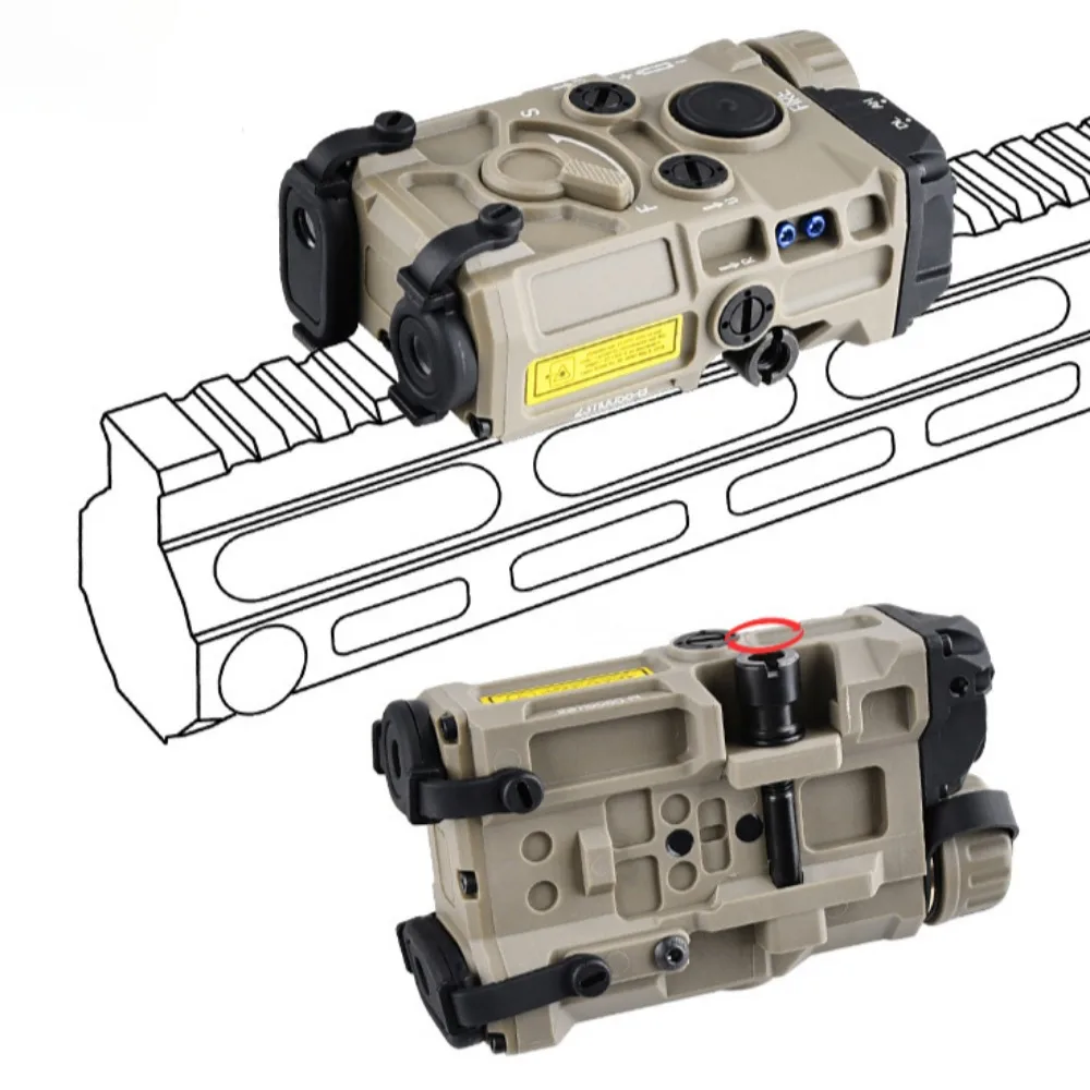 戦術用OGLナイロン製プラスチックLED懐中電灯、赤緑青レー - Timing Light Gun のレビューと価格
