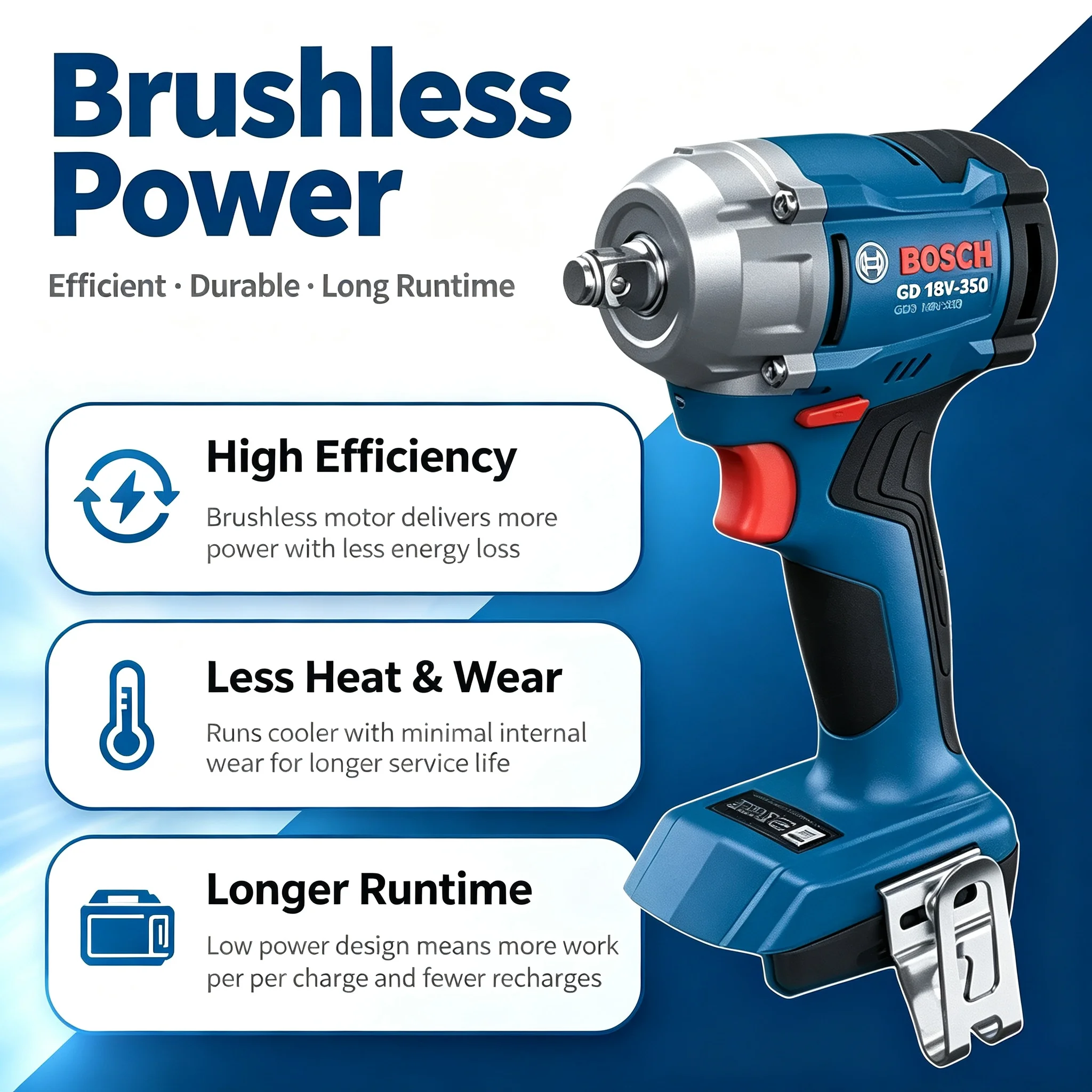 ボッシュ プロフェッショナル GDS 18V-350 コード - Torque Wrench のレビューと価格