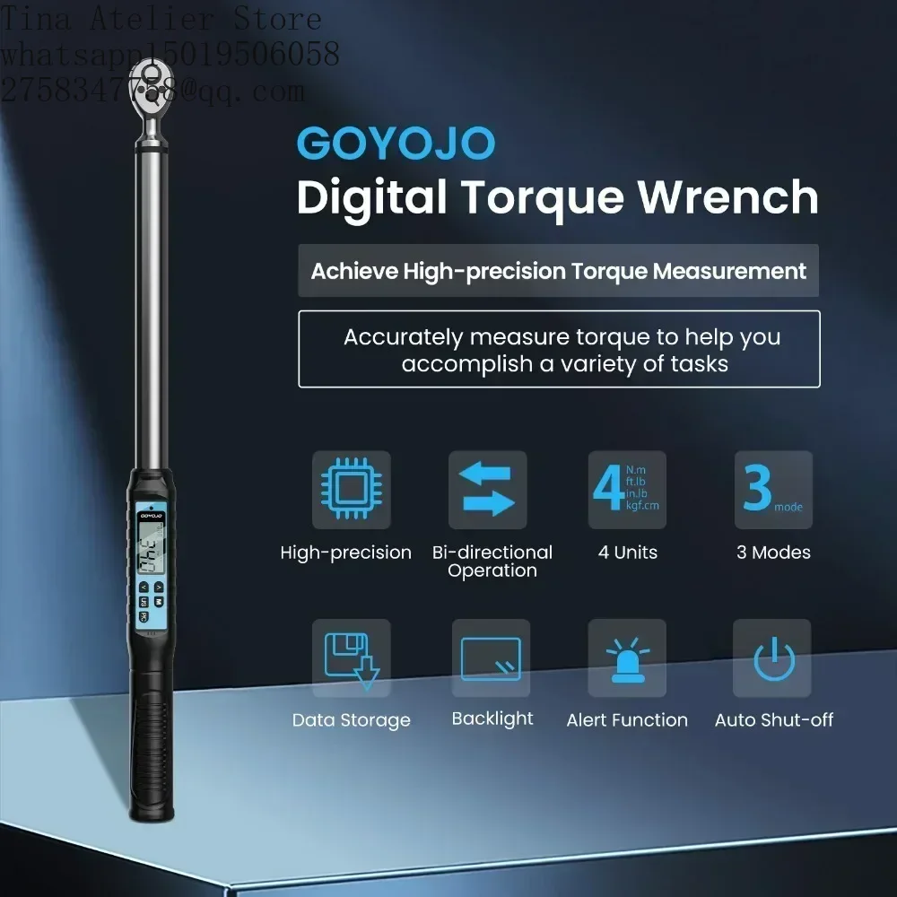 GOYOJO プロフェッショナルデジタルトルクレンチ 1/2 - Torque Wrench のレビューと価格